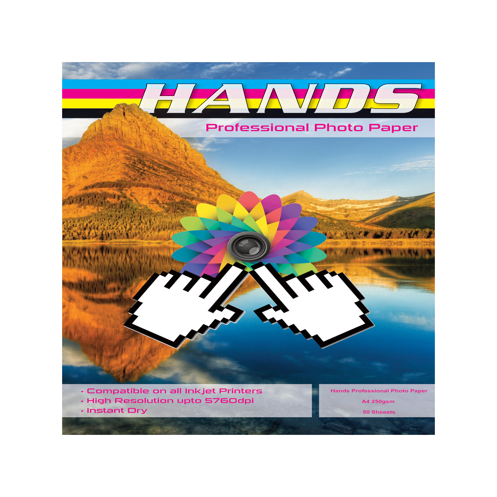 200 Sheets Hands Professional A4 250gsm Double Sided Matt / Matte Photo Paper