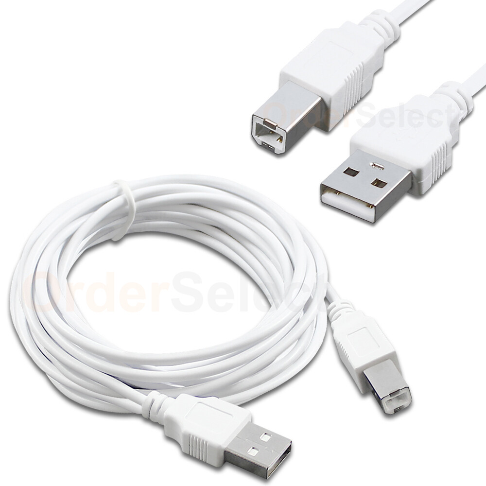 15FT 15′ 15 FT FEET USB 2.0 A TO B HIGH SPEED PRINTER CABLE CORD NEW