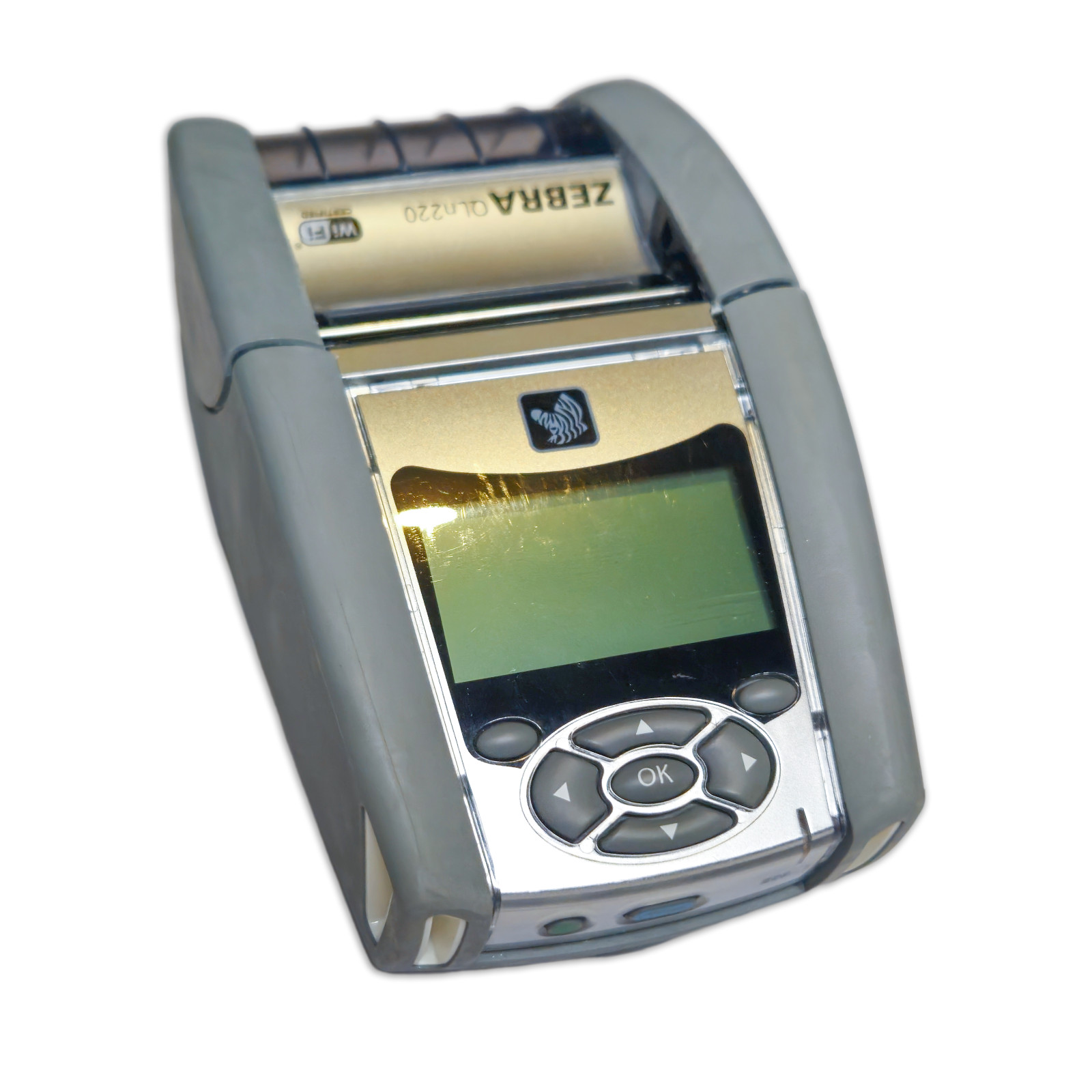 Zebra QLn220 Mobile Bluetooth Label Printer 203dpi Tested Working No Battery
