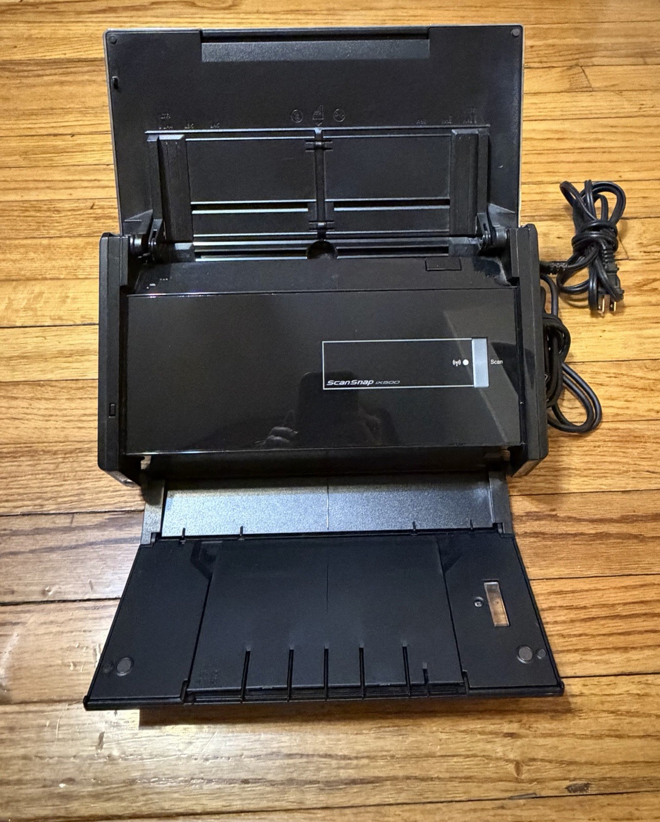 Fujitsu ScanSnap ix500 Wireless Document & Image Scanner w/Pwr Supply & USB LotA