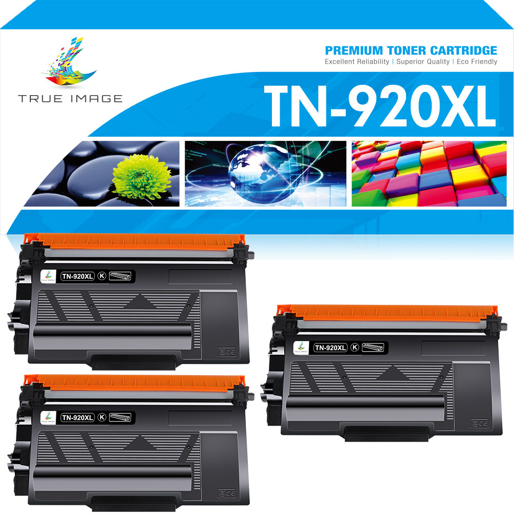 3 Pack TN920XL Toner Compatible With Brother TN920 MFC-L5710DW L5715DW L6915DW
