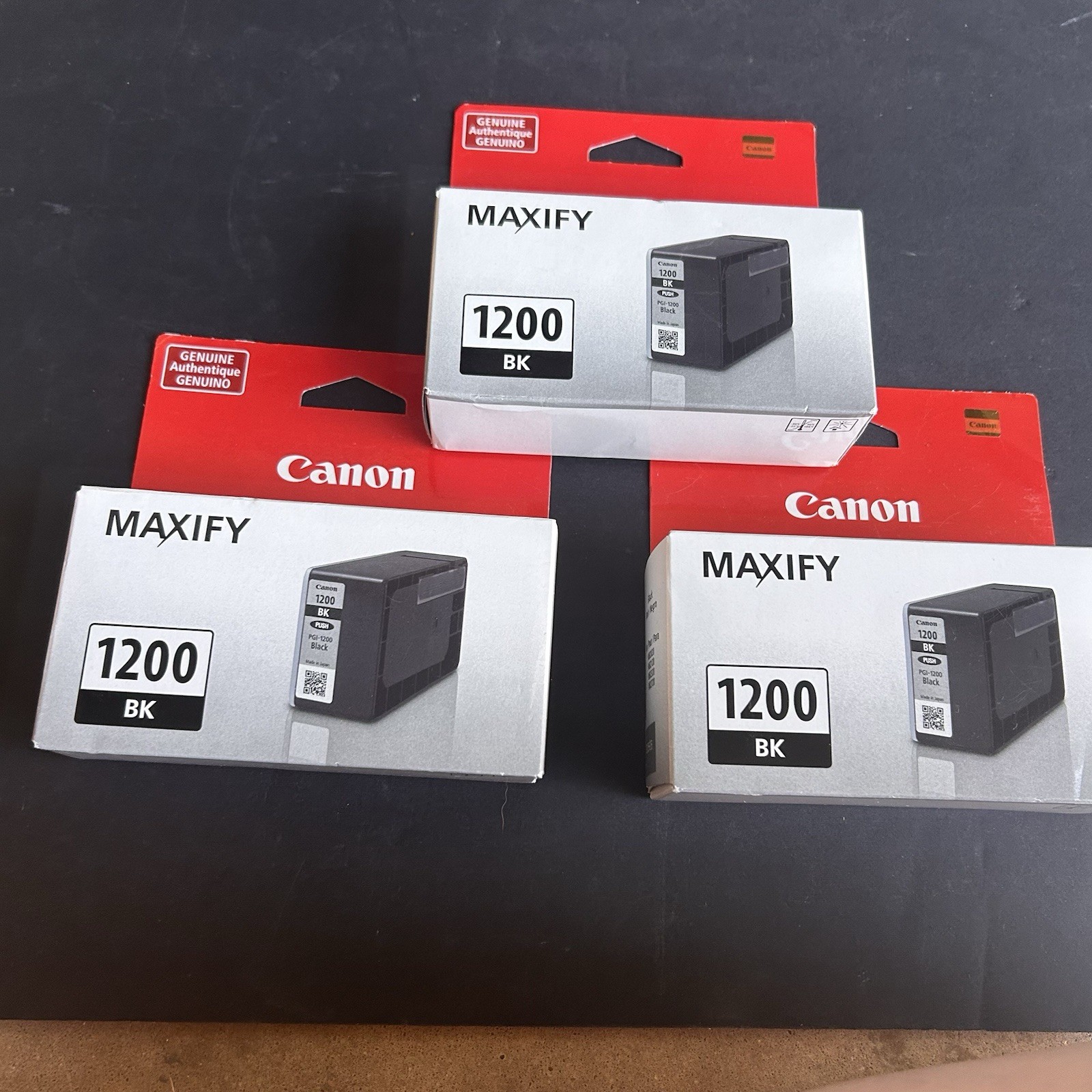 LOT OF Canon Maxify 1200 Black Ink Cartridge – Black PGI-1200BK New