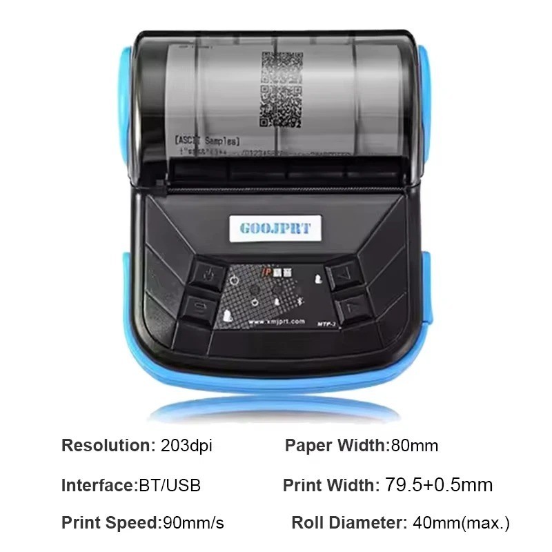 3 Inch/80mm Mini Potable Tickets Printer Thermal Receipts Printer lowest price