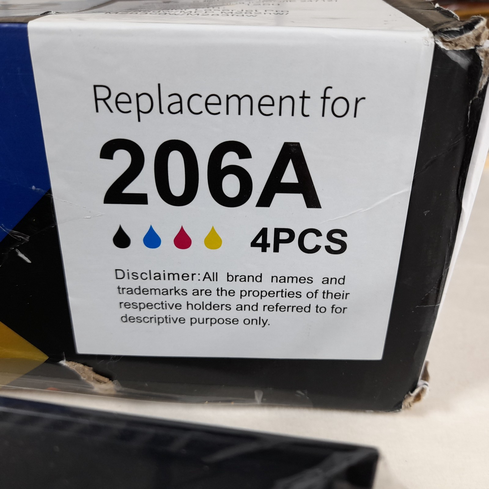 NEW~W2110A Toner Compatible for HP 206A LaserJetPro (Black, Magenta and Cyan)