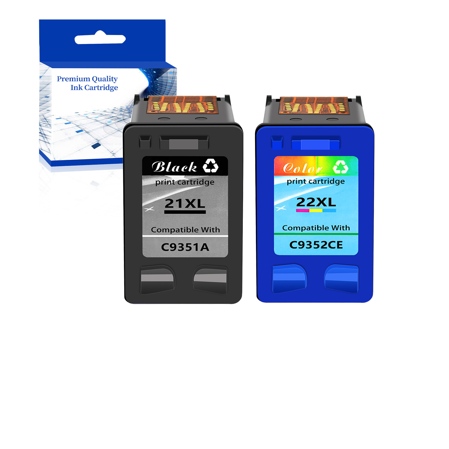 Generic Ink Cartridge FOR HP 21XL 22XL Deskjet F2110 F2120 F2128 F2185 F375 F378