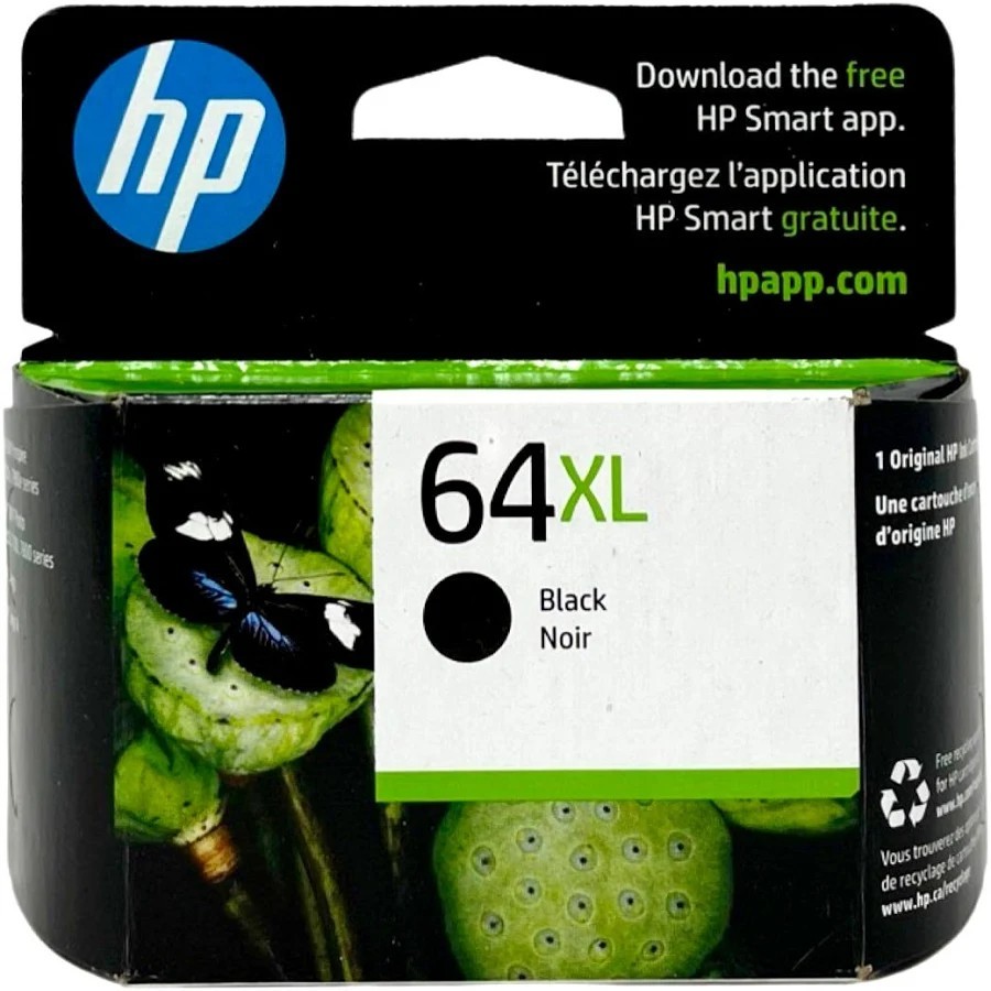 Genuine HP 64XL High Yield Ink Cartridge Black