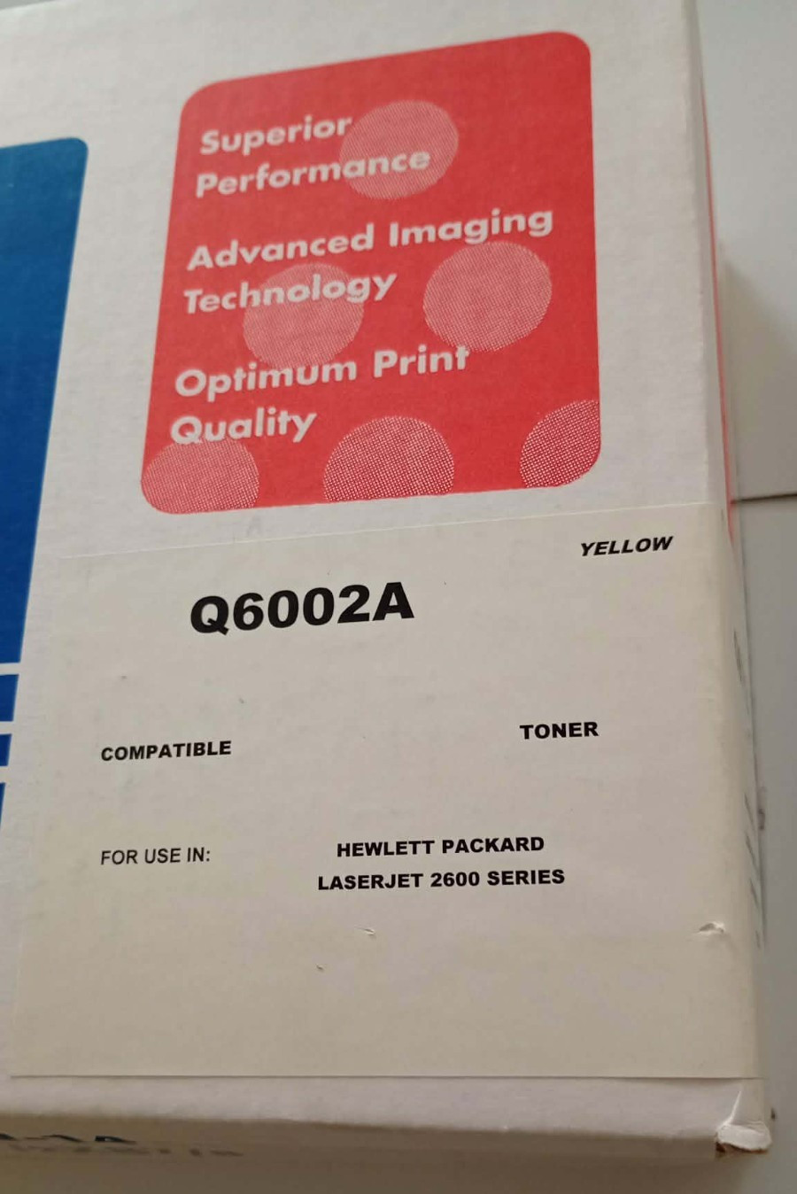 Yellow, Q6002A, Compatible Cartridge Replacement