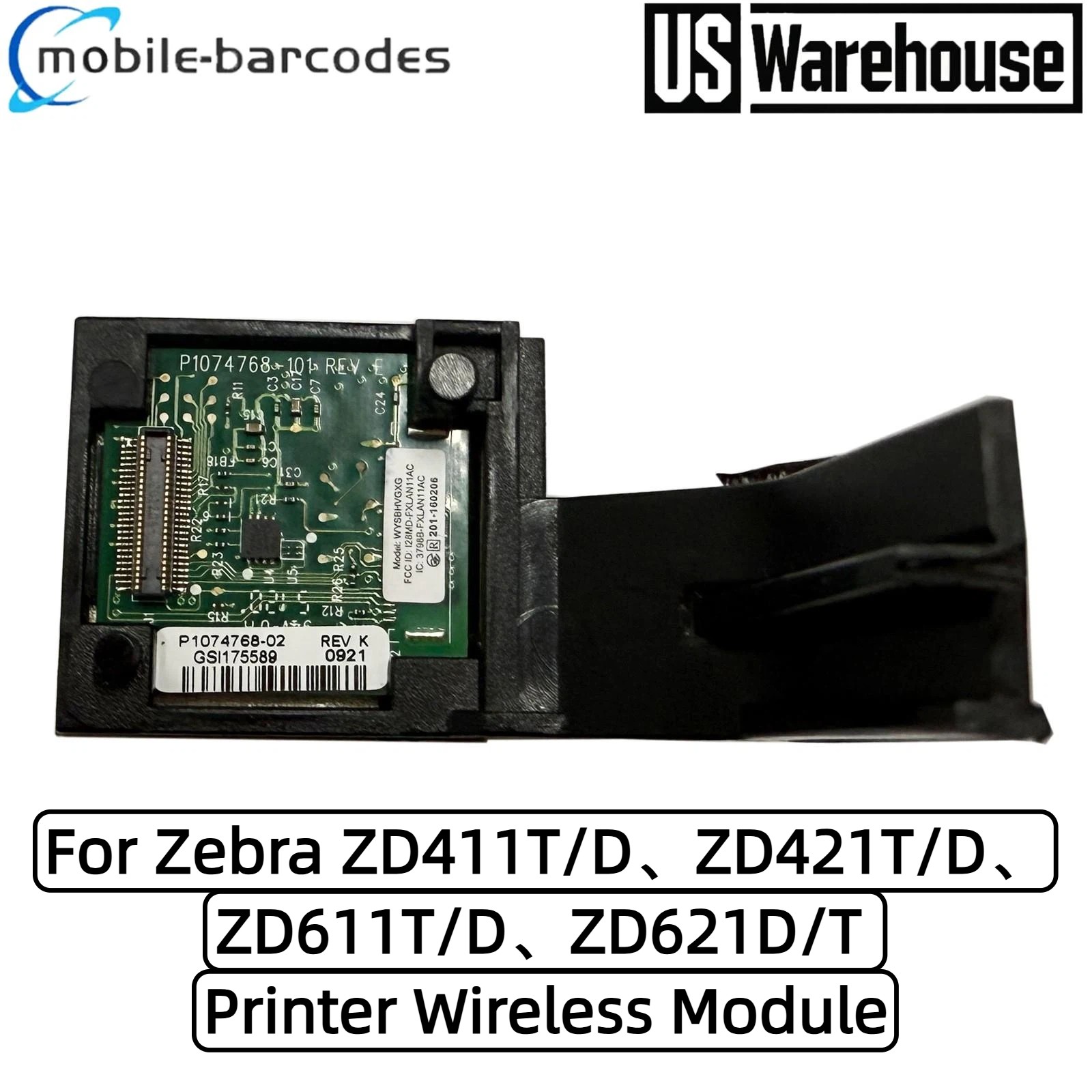 Zebra P1112640-017A Wireless 802.11ac WiFi Bluetooth Module for ZD421T ZD621D ⭐⭐