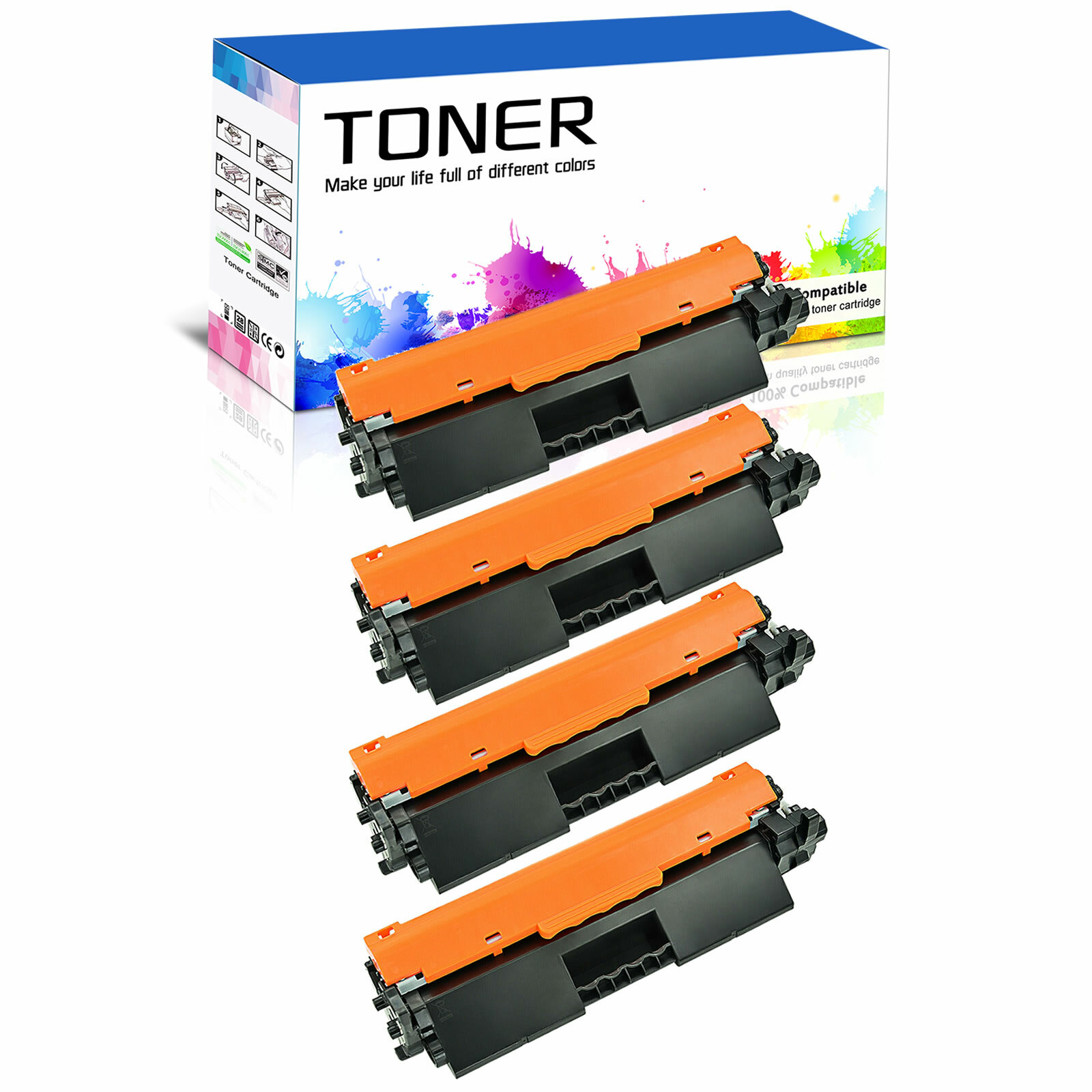 4PK CRG051 051 Toner for Canon ImageCLASS LBP162dw MF264dw MF267dw MF269dw