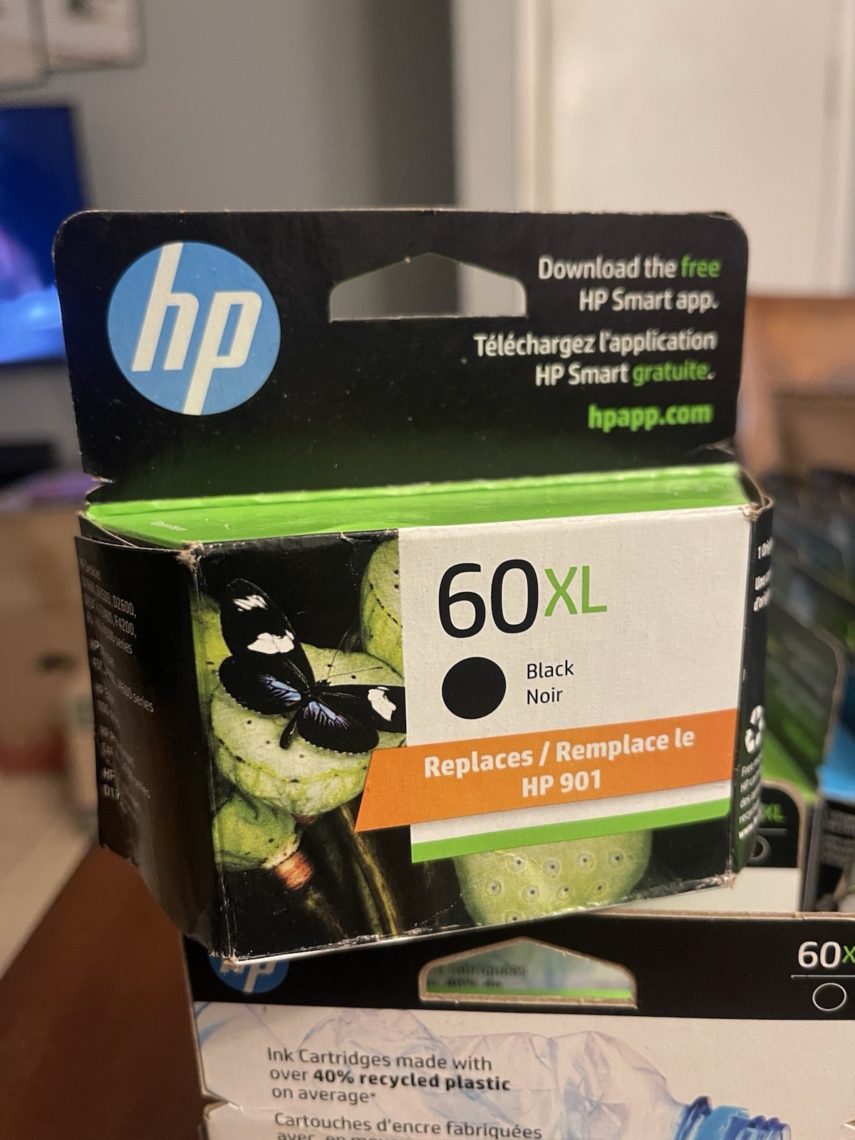 HP 60XL Black Ink High Yield Cartridge EXP 06/2024+ BRAND NEW