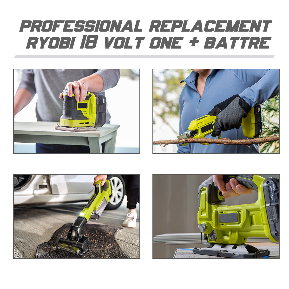 2PACK 6.0Ah For RYOBI 18V Battery One Plus High Capacity P108 Lithium-Ion P102