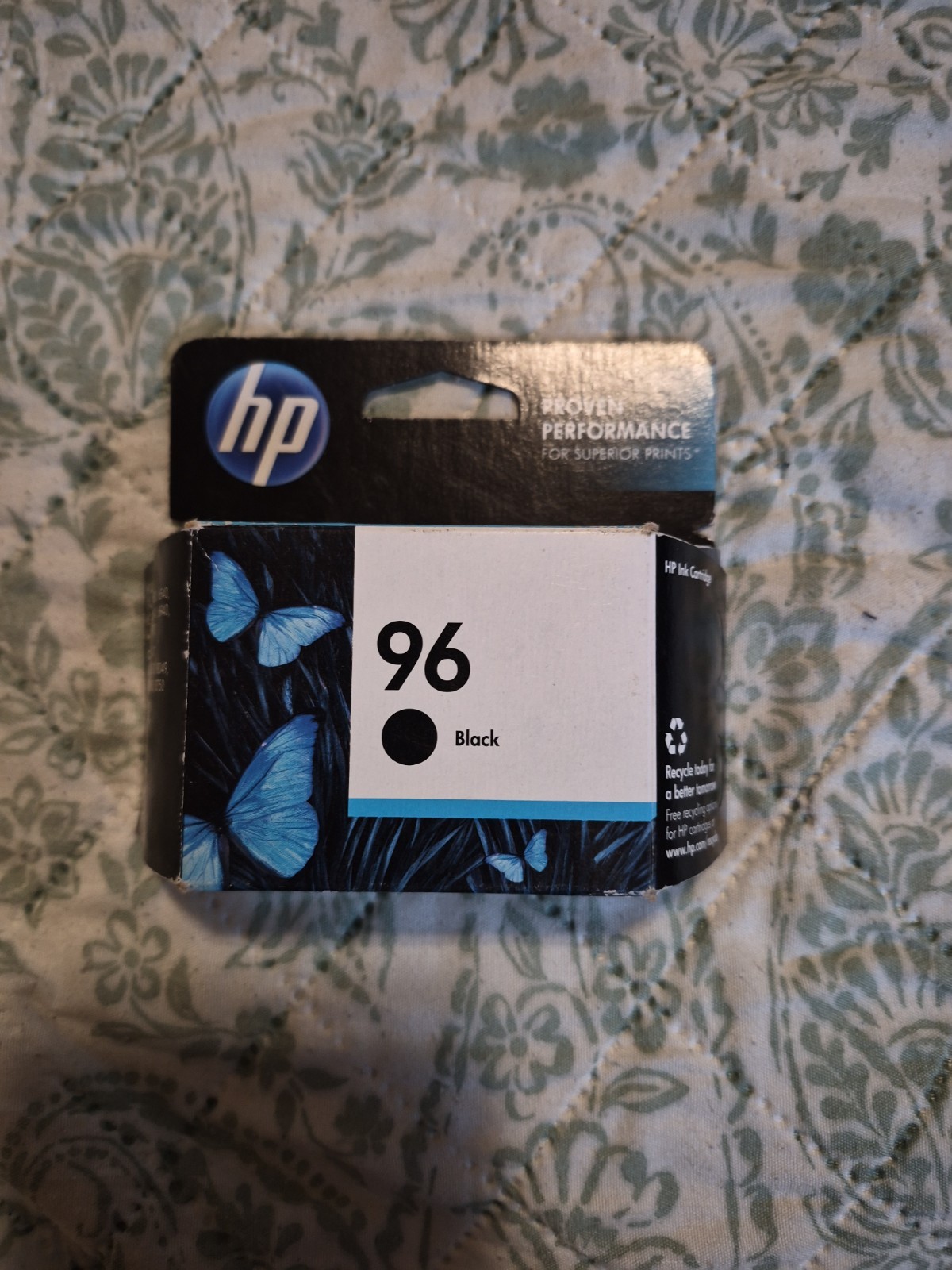 HP 96 Black Ink Cartridge New Genuine OEM C8767WN. Exp 12/15