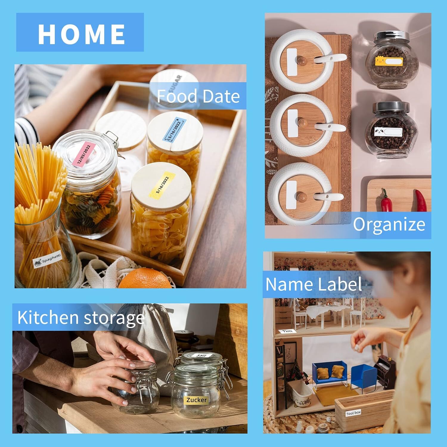Phomemo D30 Label Maker Thermal Bluetooth Wireless Portable Labeling Printer