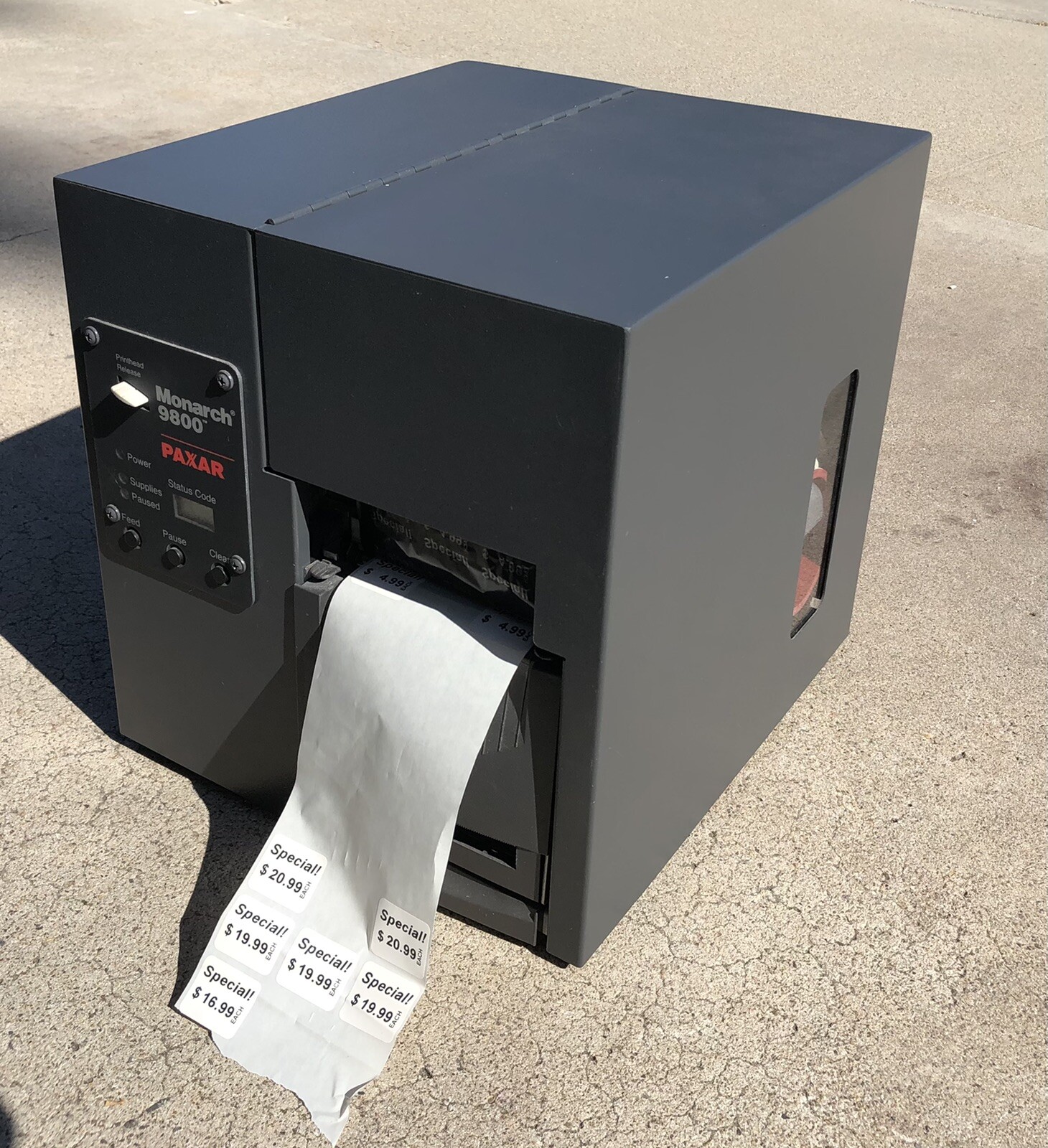 Avery Dennison Monarch Legacy 9805 Printer W/ Serial Port (RS-232C)