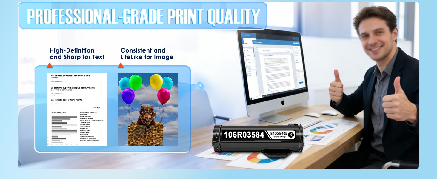 106R03584 Toner Cartridge for Xerox B400, B400DN, B400N, B405 & B405DN Printers