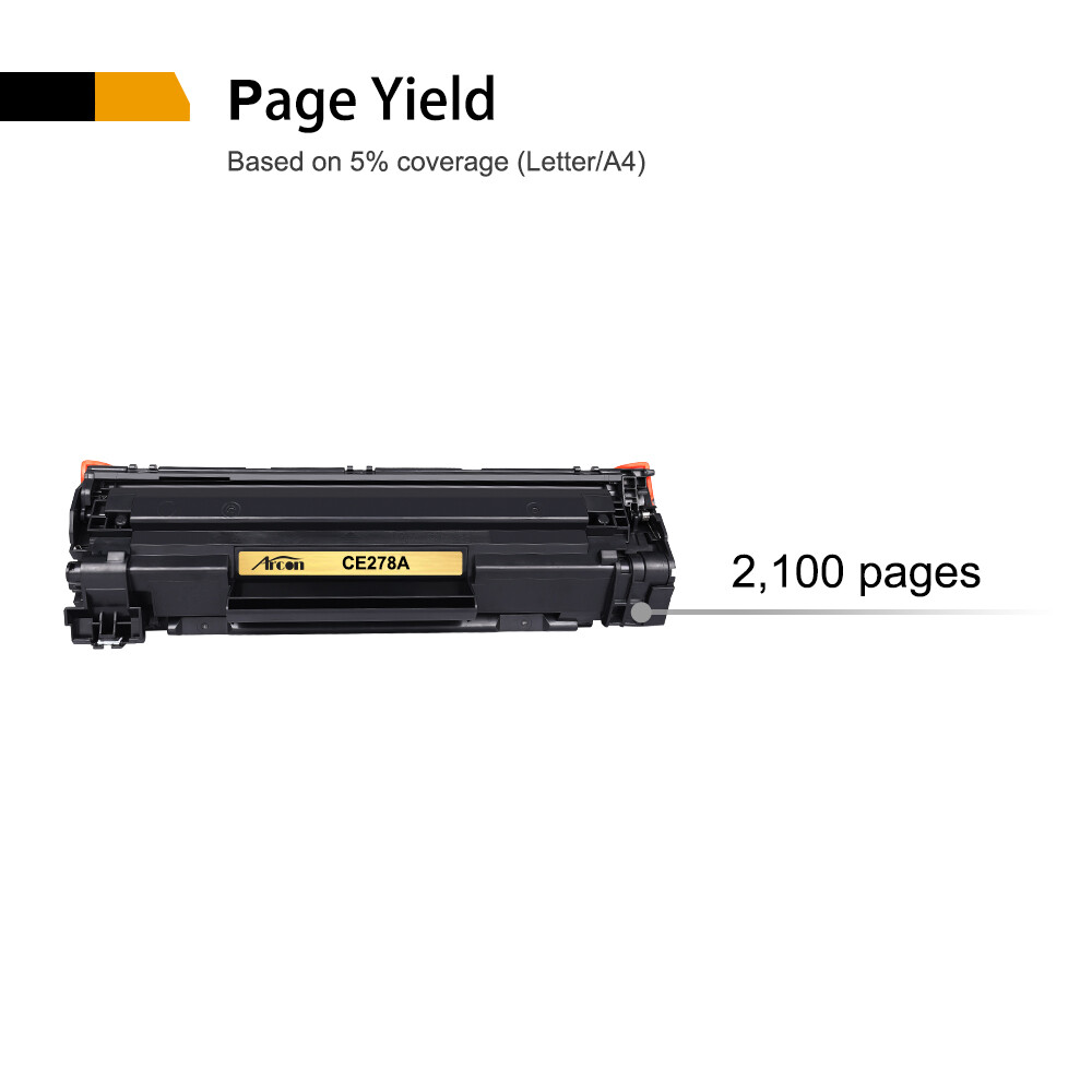 Black Toner Cartridge for HP CE278A 78A LaserJet P1606n P1606dn M1536dnf LOT