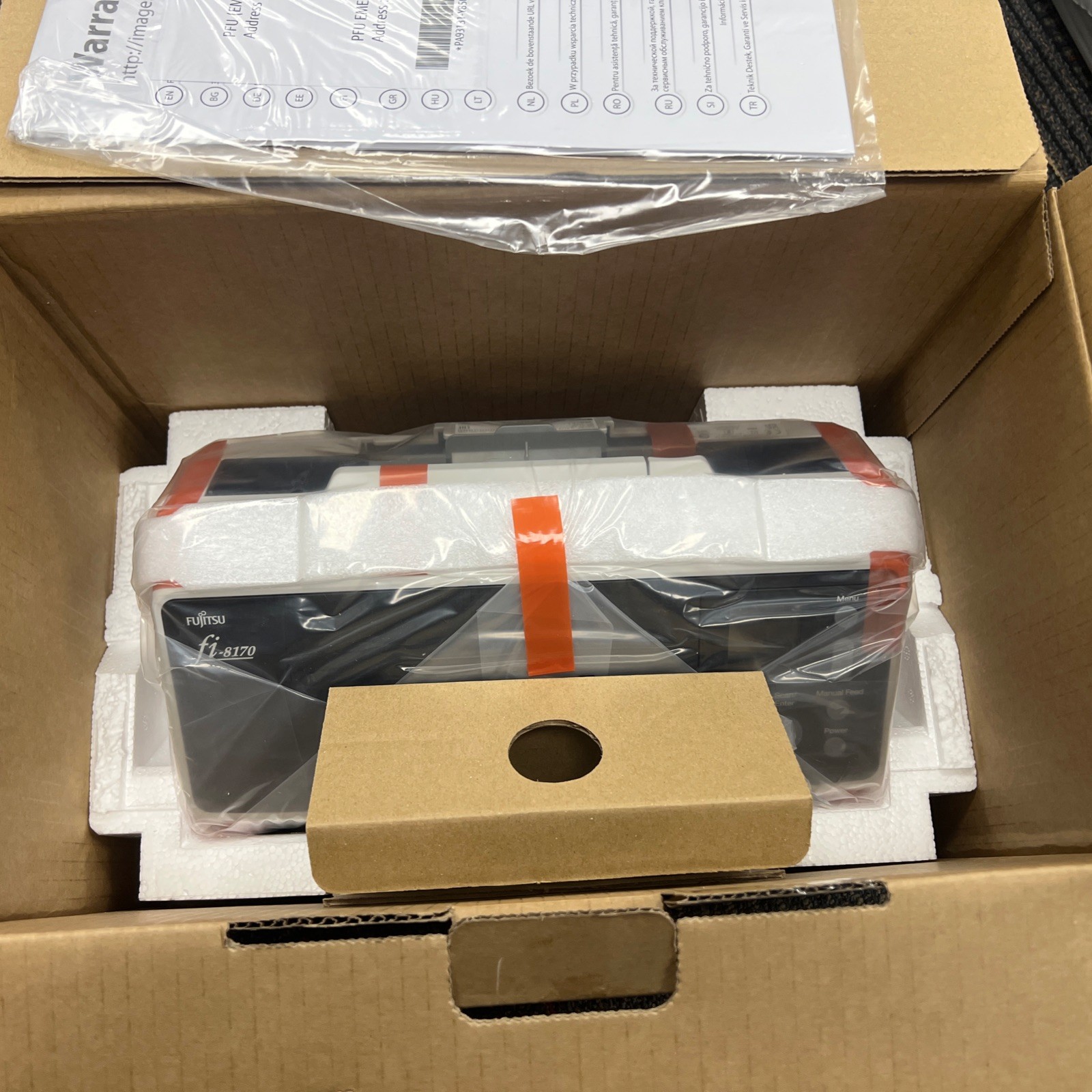 RICOH Fi-8170 Large Format ADF/Manual Feed Scanner Fujitsu, Brand New, Open Box