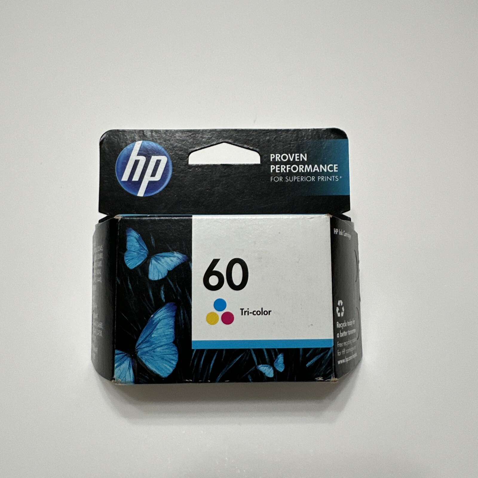 HP 60 Single Ink Cartridge – Tri-color (CC643WN#140) EXP: 04/2014