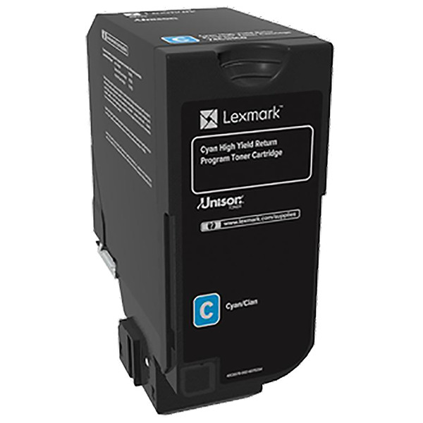 Lexmark 74C1HC0 Cyan Toner (High Yield) | MaxStrata®