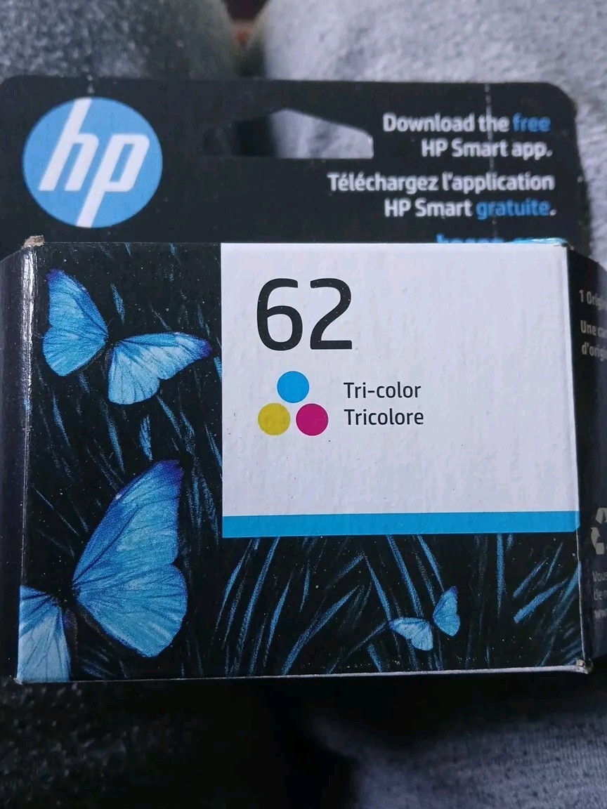 HP #64 Color Ink Cartridge 64 N9J89AN NEW GENUINE EXP 8/2023