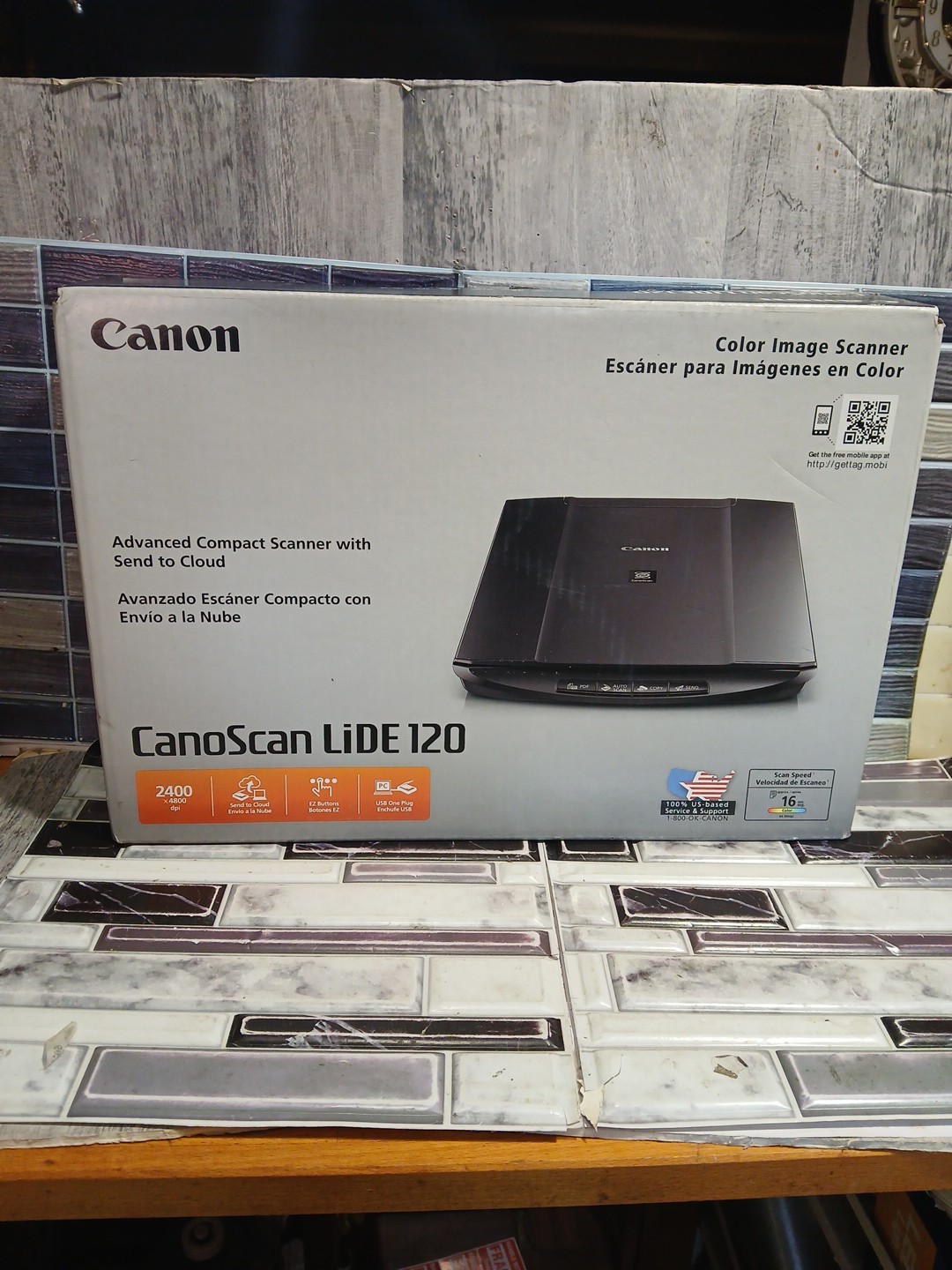 Canon CanoScan LiDE210 Flatbed Scanner Tested Working