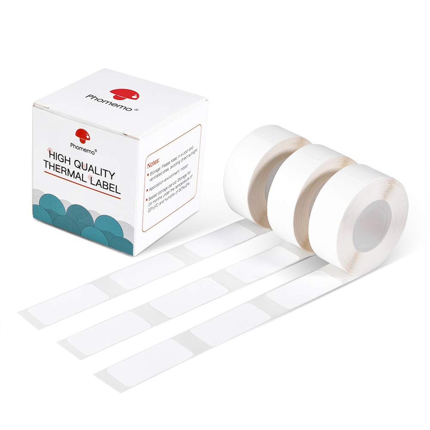 Phomemo D30 Labels, 1/2″*11/2″(14mm*40mm) self-Adhesive Thermal Phomemo D30 L…