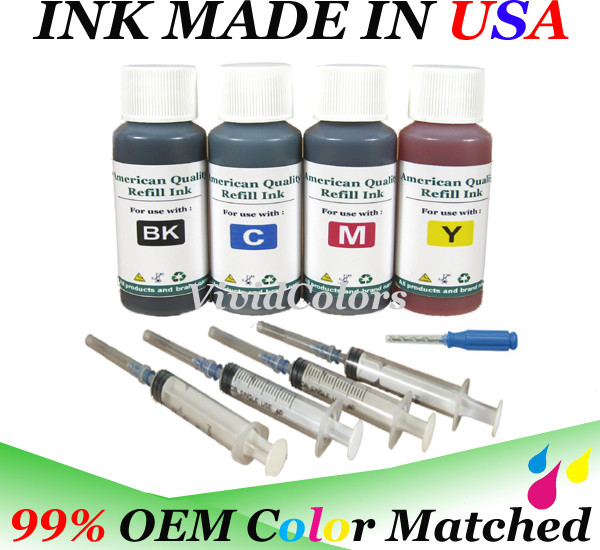 4x30ml Refill ink Canon PG-275 CL-276 Ink Cartridges Black Color TS3520 TS3522