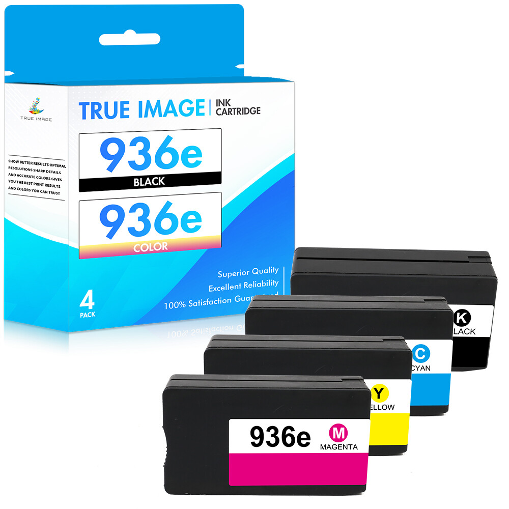 4x 936 Ink Cartridges For HP 936e OfficeJet Pro 9110b 9120b 9135e 9730e 9700