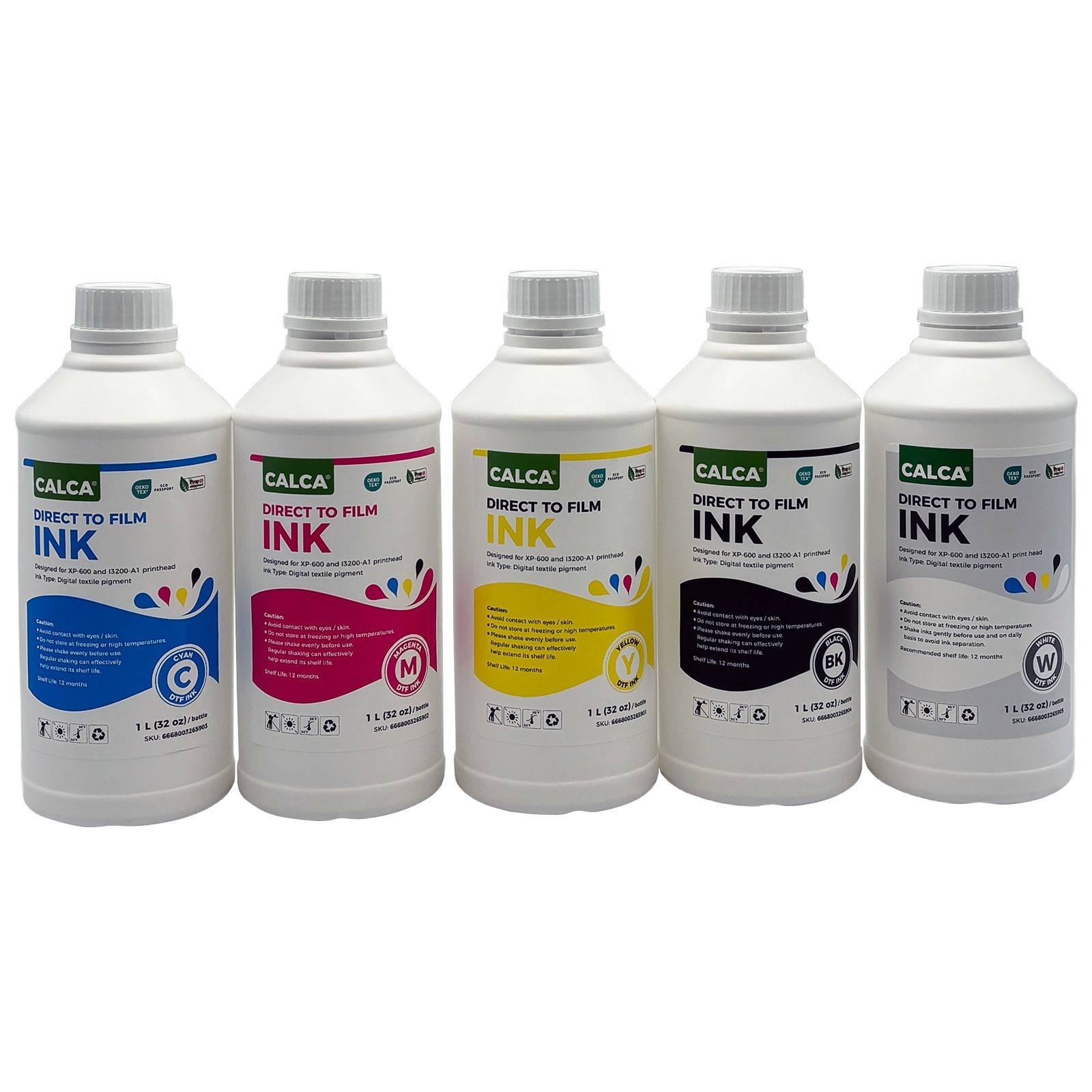DTF Inks Direct to Transfer Film Ink for Printheads 1L / Bottle Water-based