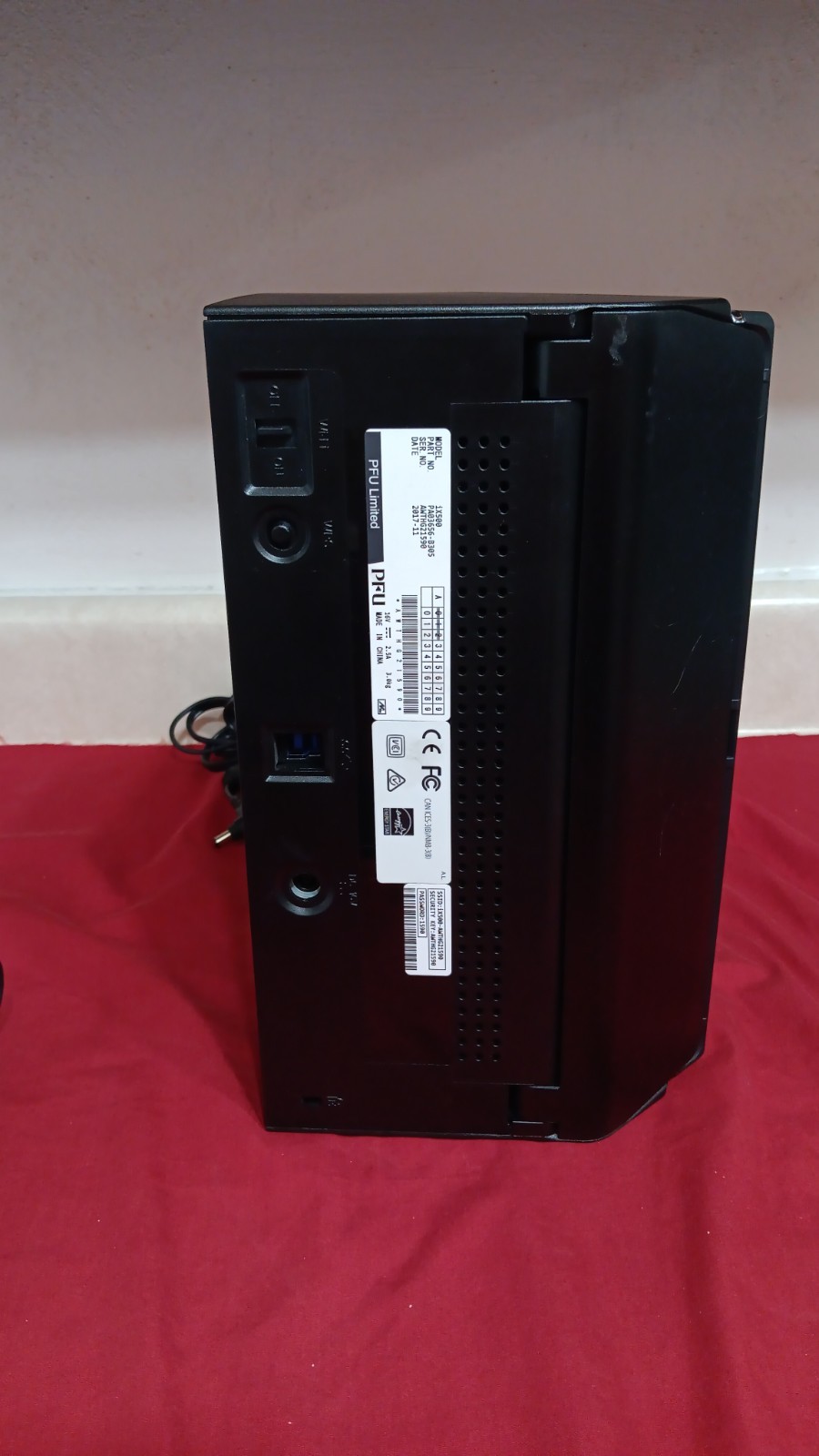 Fujitsu ScanSnap iX500 Color Image Document Scanner w/ Power Supply