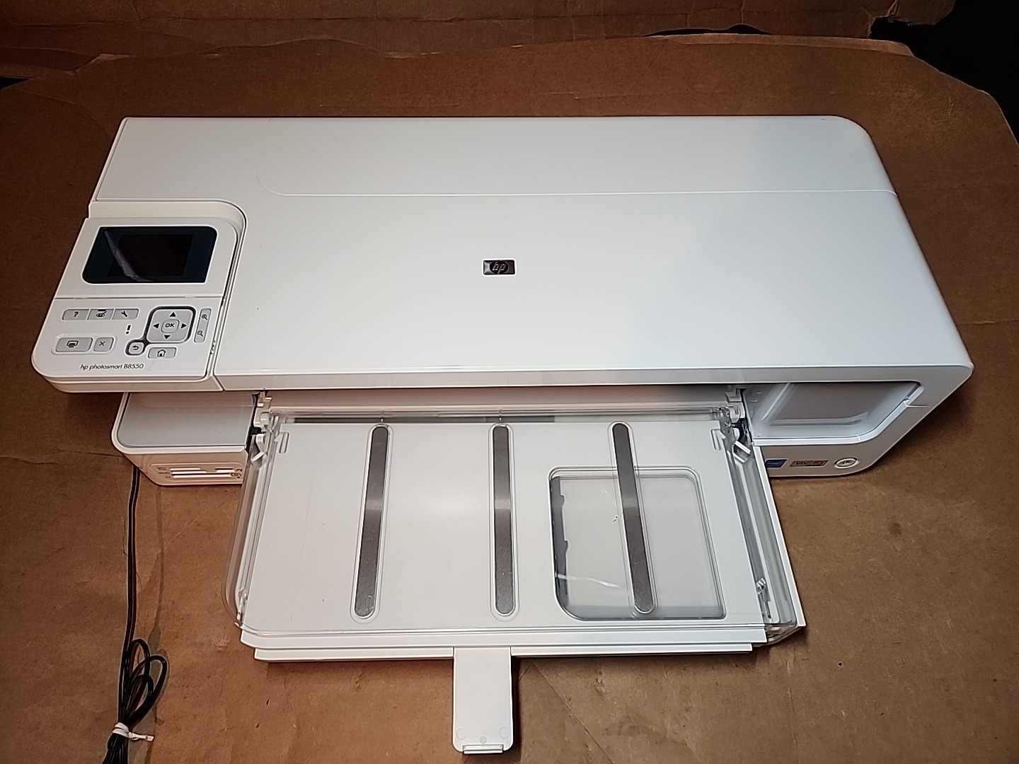 HP Photosmart B8550 Large Digital Format Photo Inkjet Printer Untested Read Desc