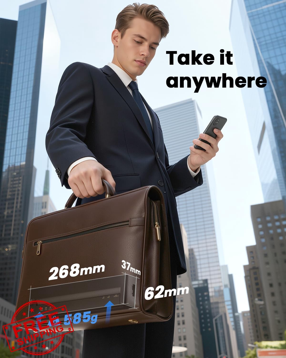 TATTMUSE Black Portable Printer Wireless