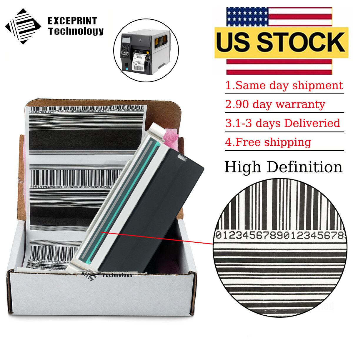 ✅ Printhead for Zebra ZT410 ZT411 300DPI Thermal Printer P1058930-010 US STOCK ✅