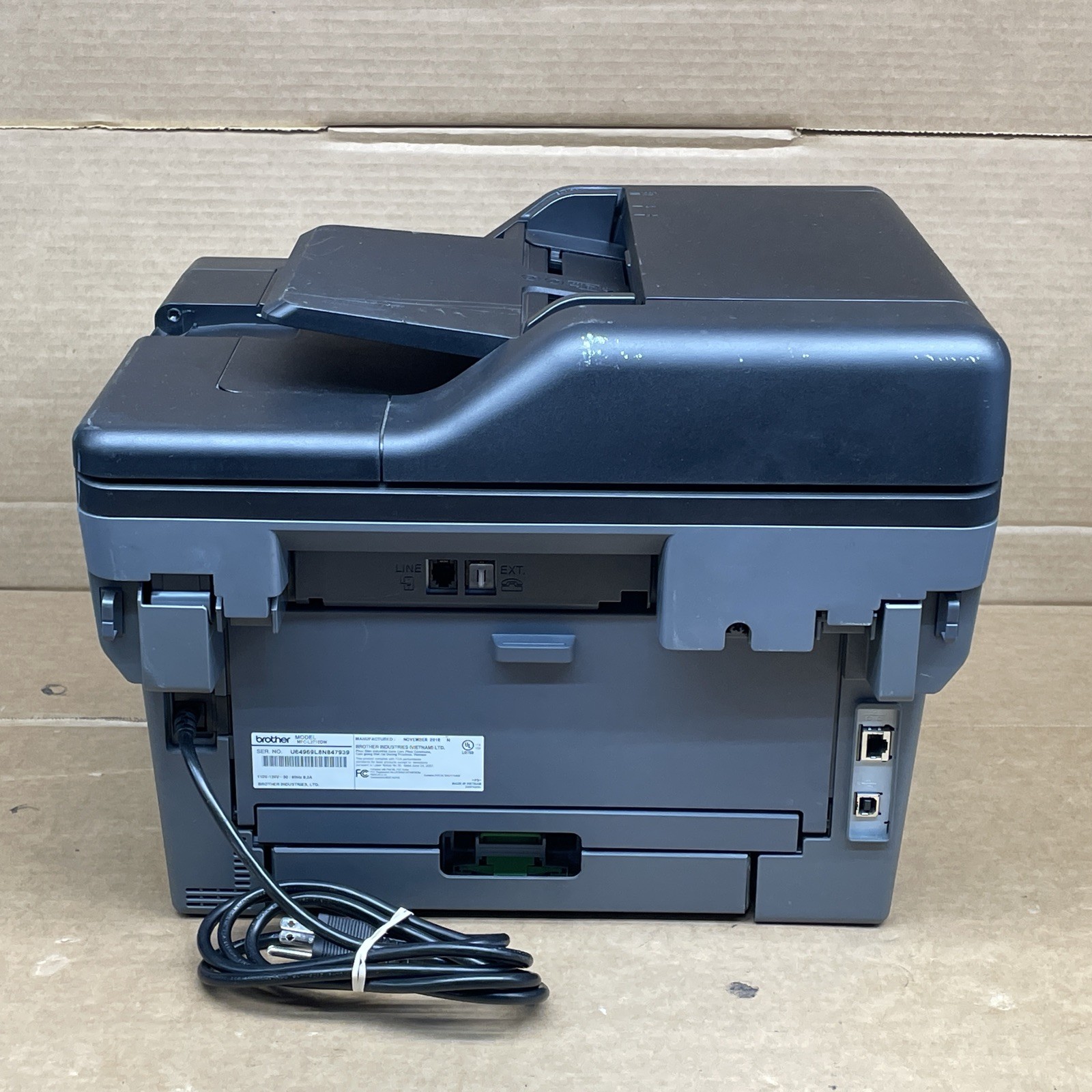 Brother MFC-L2710DW Multi Function Printer w/ Toner – FULLY TESTED *READ*