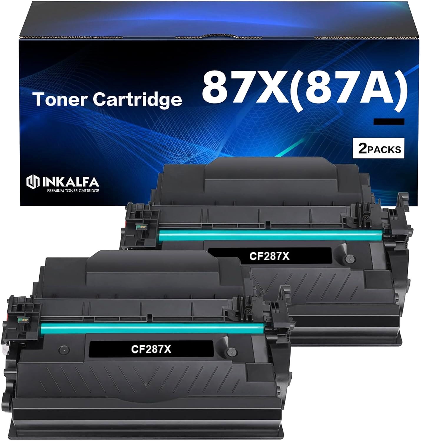 87X 87A Black Toner Cartridge for HP LaserJet Enterprise M506/M501 & M527 Series