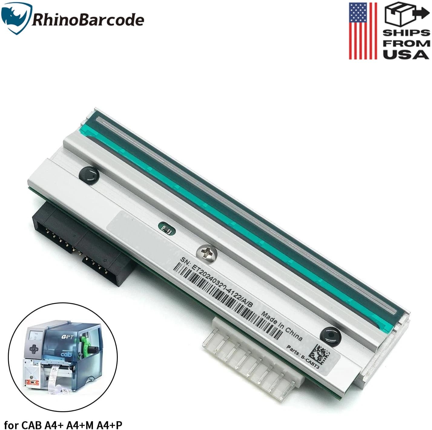New Printhead for CAB A4 A4+ XD4T Thermal Label Printer 300dpi 5954072