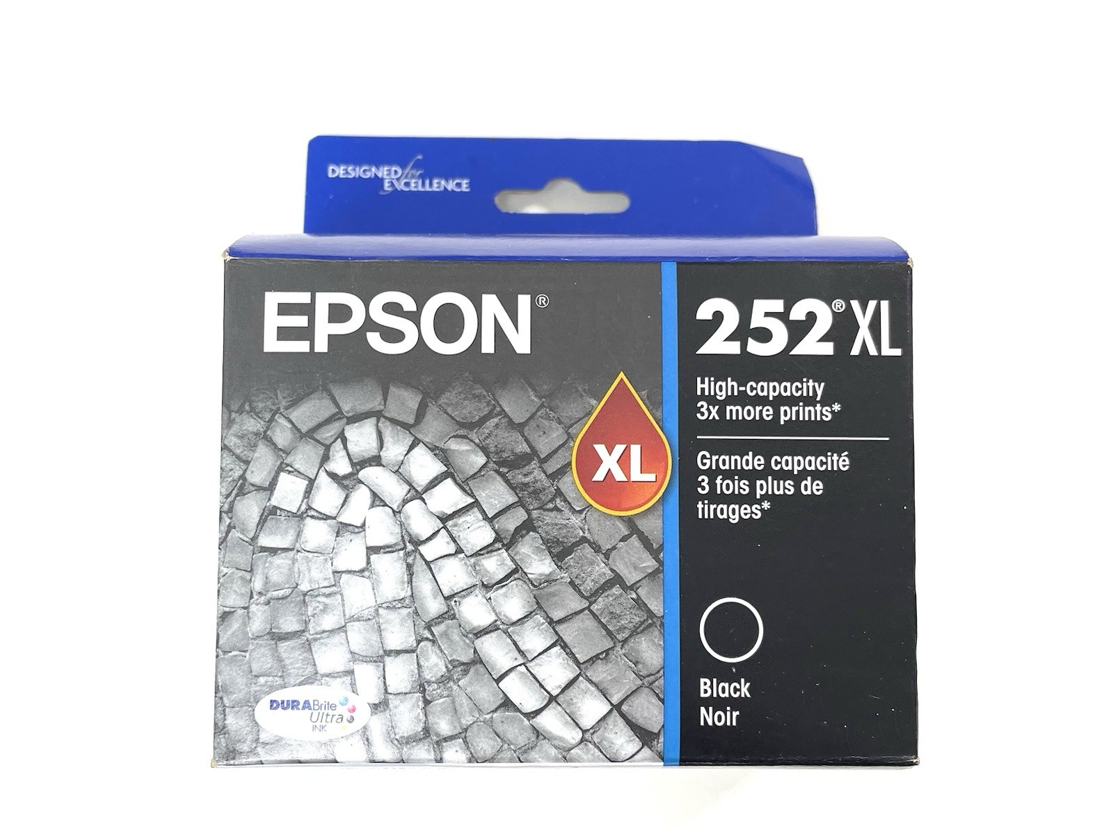Epson 252XL Black Ink Cartridge Dura Brite Ultra – Exp 10/2027 – NEW SEALED