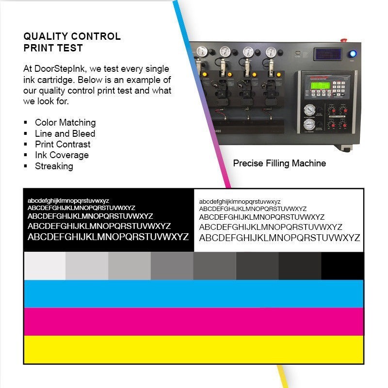 DoorStepInk Compatible Ink Cartridges for HP 923 Black and C,M,Y 4pk-USA