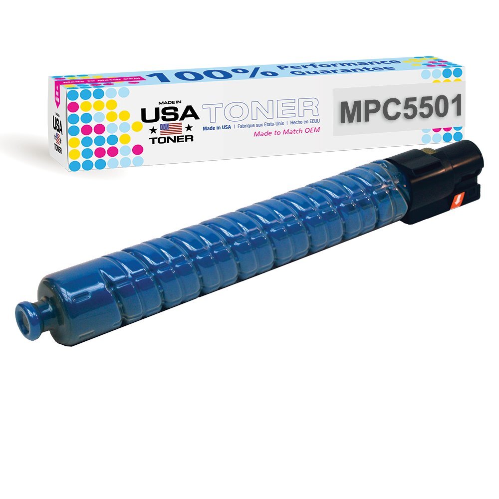 Cyan Toner for Ricoh Aficio MP C4501, MP C5501