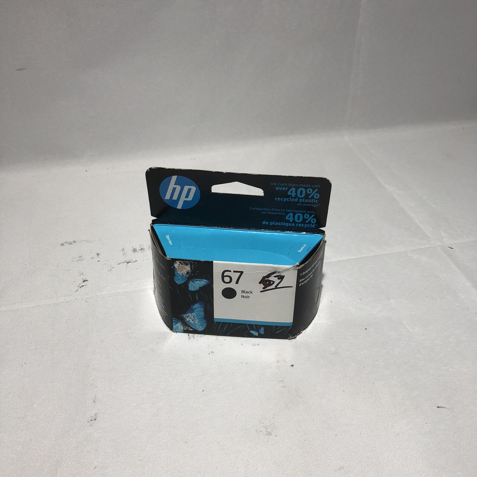 Genuine HP 67 Black Ink Cartridge 3YM56AN New and Sealed Exp 10/2022