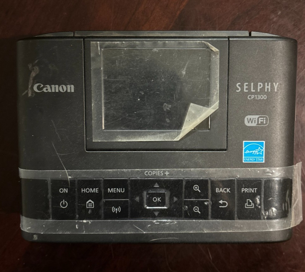 Canon SELPHY CP1300 Wireless Compact Photo Printer + Plug – 4×6 WiFi
