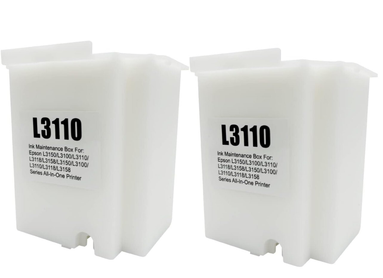 2 Packs Waste Ink Box Sponge Pad Compatible with ET-2720 ET-2800 ET-2803 ET-2…