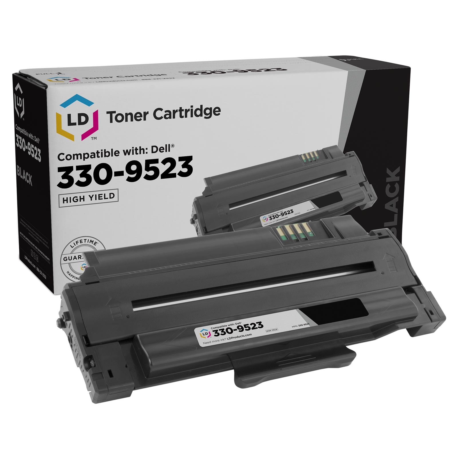 LD 330-9523 3309523 2MMJP Black Laser Toner Cartridge for Dell Printer