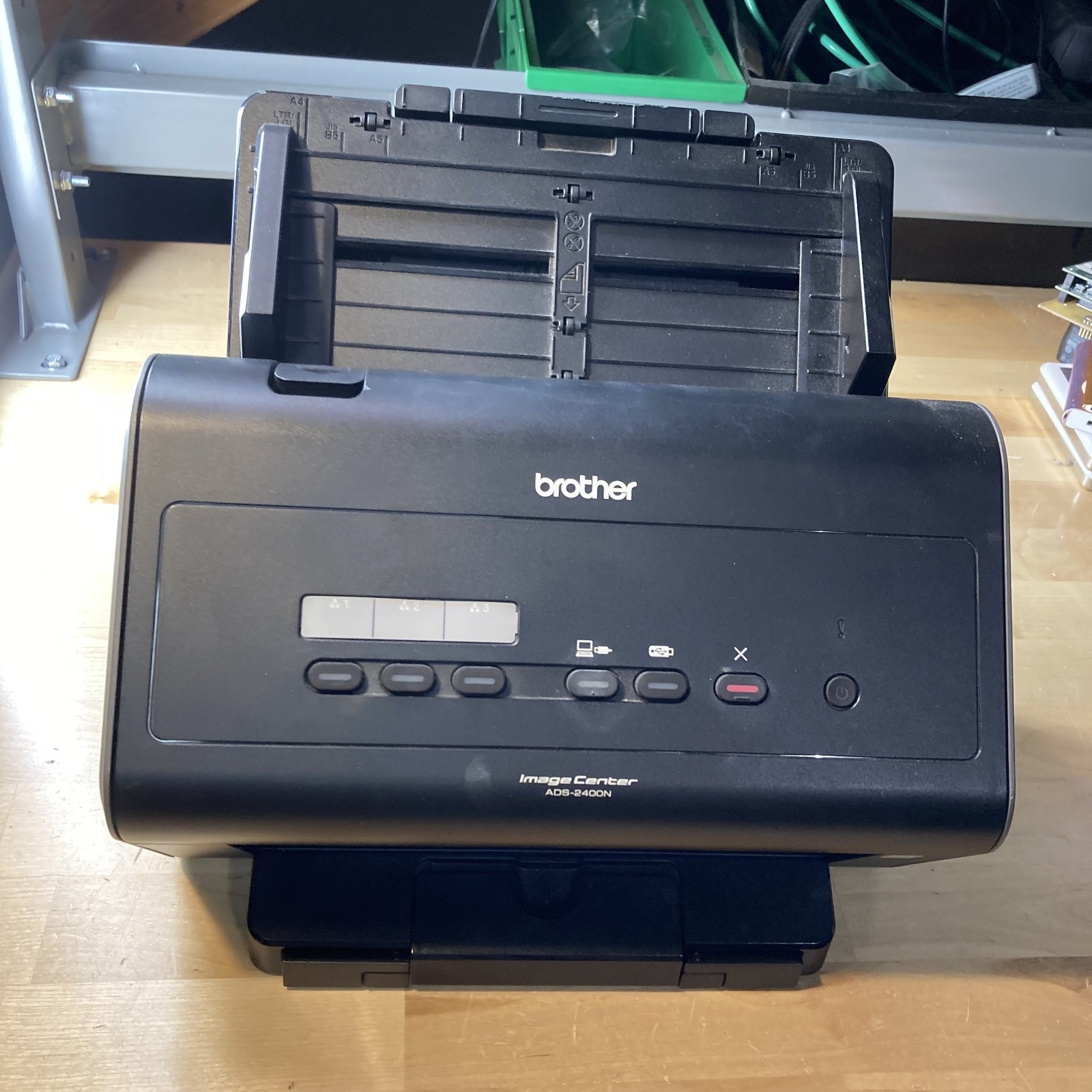 Brother ImageCenter ADS-2400N High Speed Network Document Scanner No AC