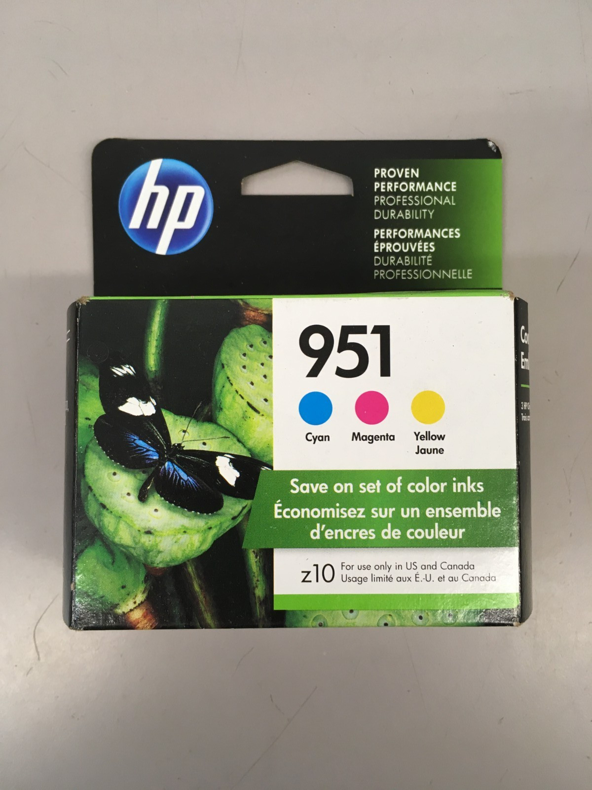 HP 951 Cyan, Magenta, Yellow Ink Cartridges, Pack Of 3, Expired 2021