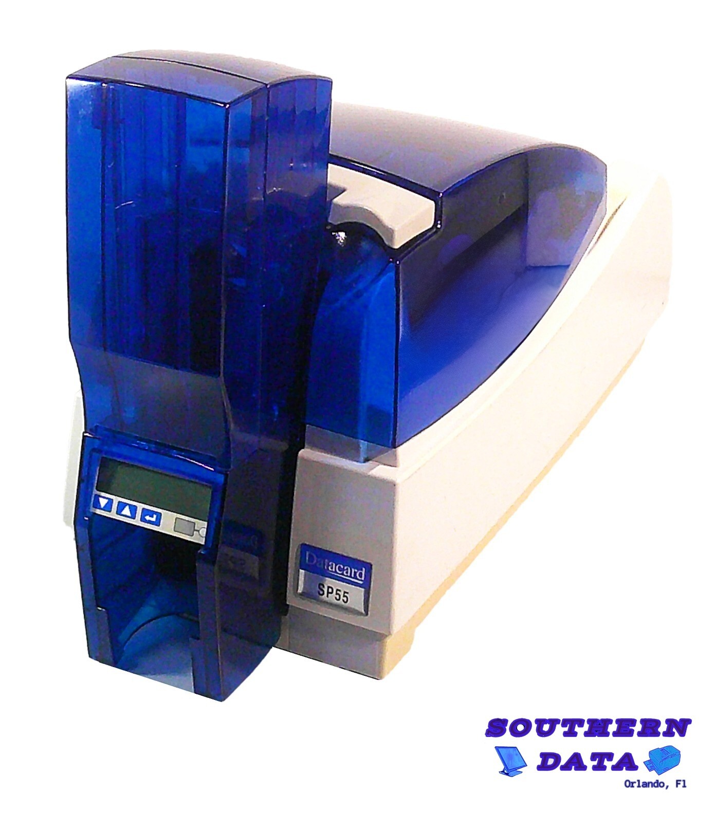 DATACARD SP55 ID CARD PRINTER DUAL-SIDED w/Power Supply