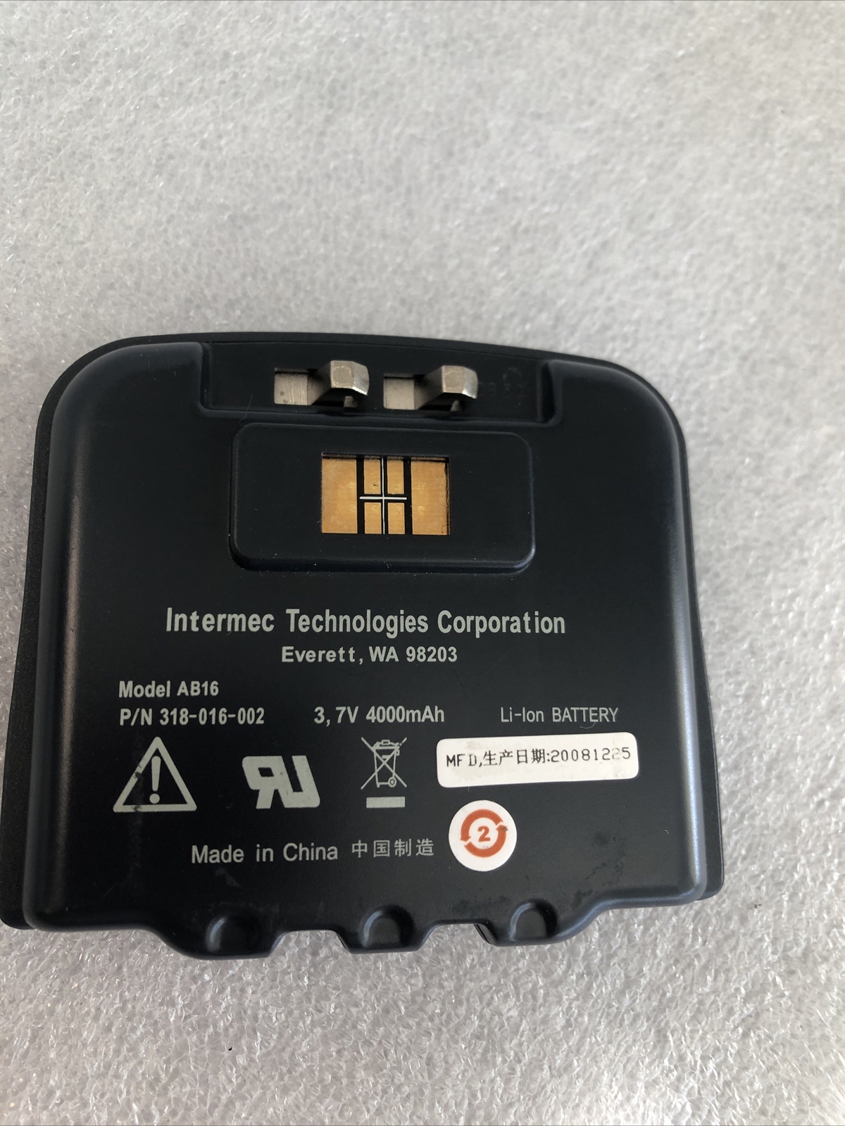 Genuine AB16 Li-ion Battery Intermec Technologies Corporation USA 3.7V 4000mAh