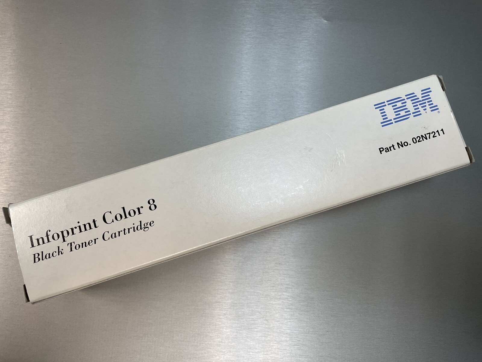 IBM INFOPRINT COLOR 8 BLACK TONER 02N7211 NEW with Box, Made in Japan