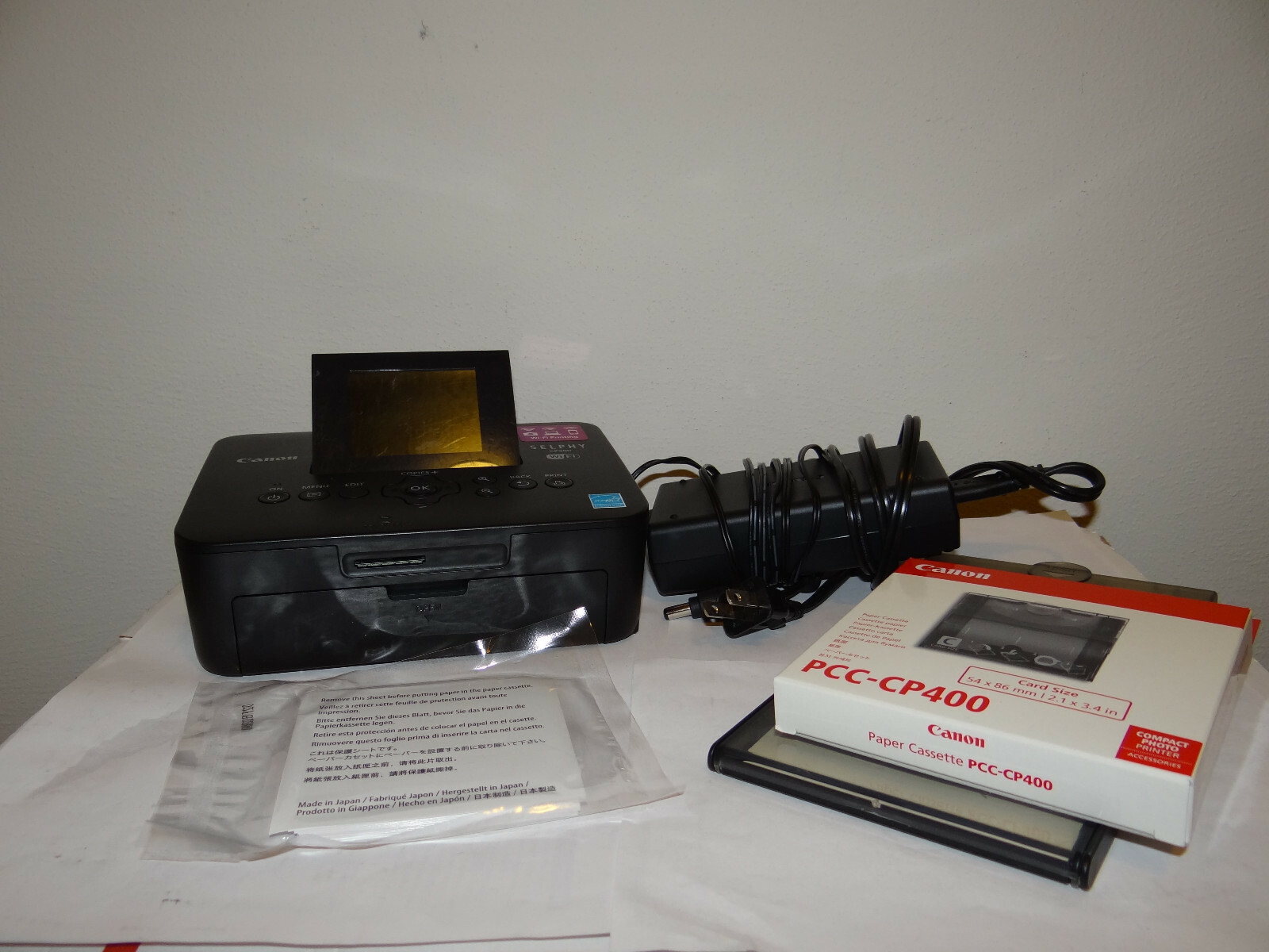 Canon Selphy CP900 Compact Photo Printer w/Card Reader/USB2.0/WiFi/PictBridge