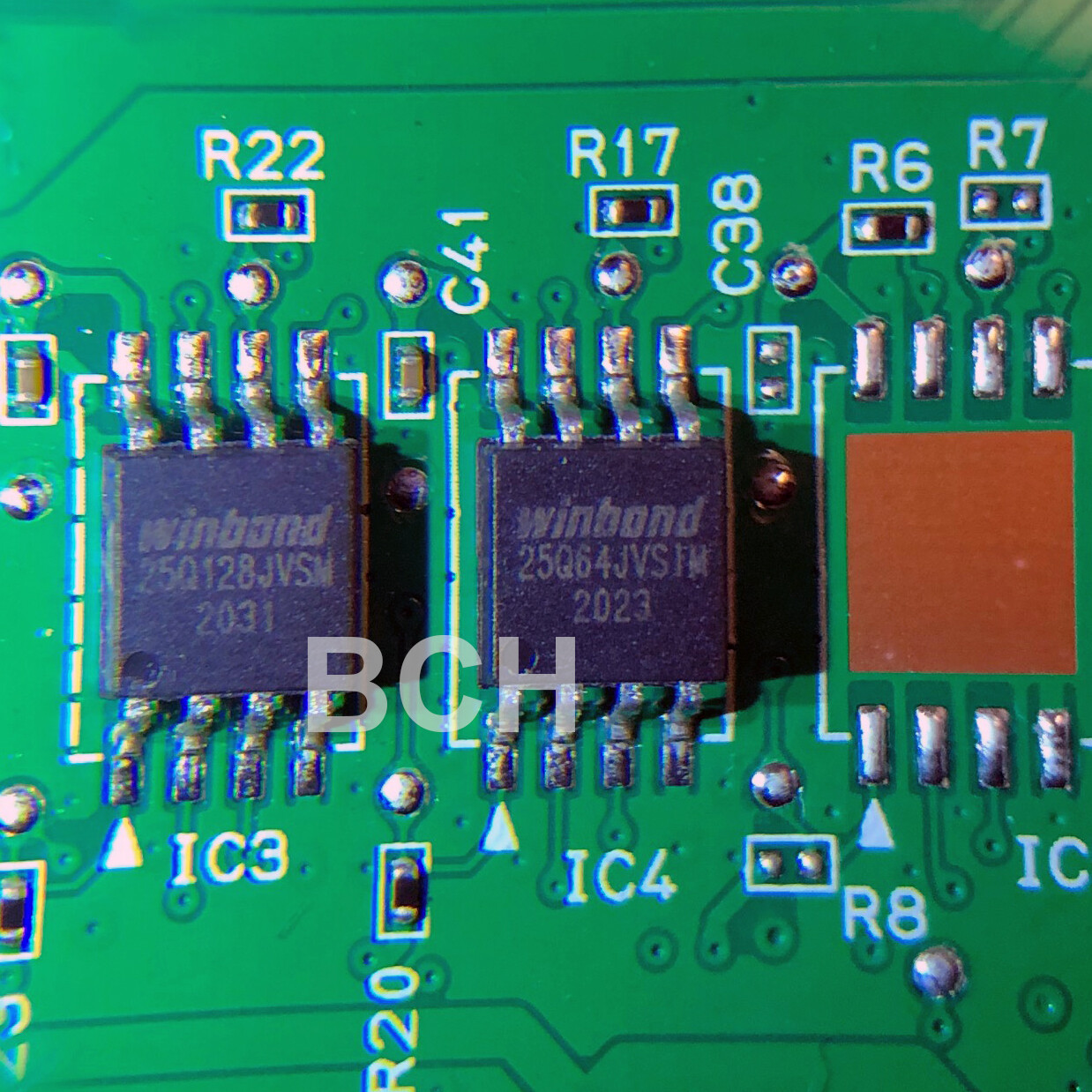 2PCS W25Q128JVSQ 25Q128JVSIG128-Mbit 3V serial flash memory SOP8 for Firmware